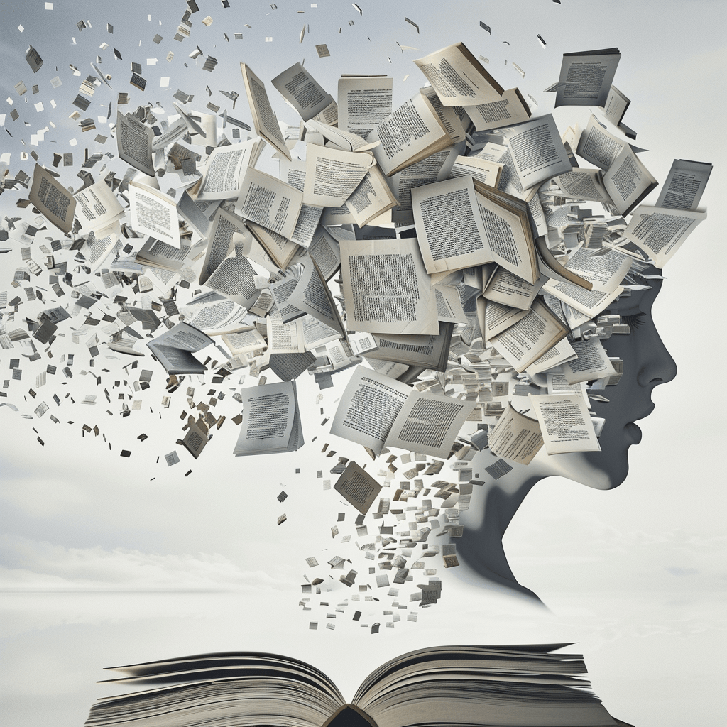 image of multiple pages flying around depicting technical implementation of complex SEO techniques.